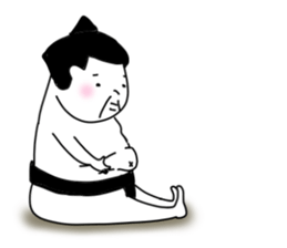 Loose sumo wrestlers sticker #7708469