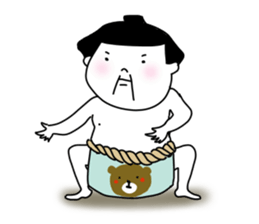 Loose sumo wrestlers sticker #7708473