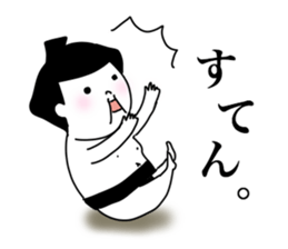 Loose sumo wrestlers sticker #7708478