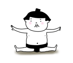 Loose sumo wrestlers sticker #7708482