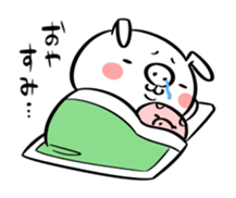 Ugly rabbit -BUSAGI- sticker #7708989