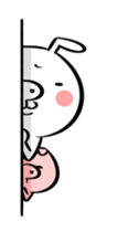 Ugly rabbit -BUSAGI- sticker #7708994