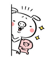 Ugly rabbit -BUSAGI- sticker #7708995