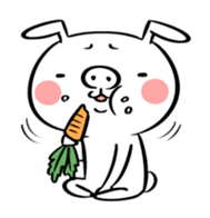 Ugly rabbit -BUSAGI- sticker #7709008