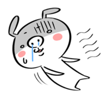 Ugly rabbit -BUSAGI- sticker #7709023