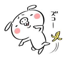 Ugly rabbit -BUSAGI- sticker #7709025