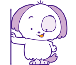 Hanging ear "Pockie" sticker #7709069