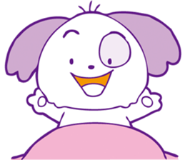 Hanging ear "Pockie" sticker #7709074