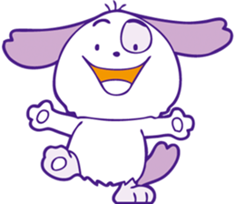 Hanging ear "Pockie" sticker #7709081