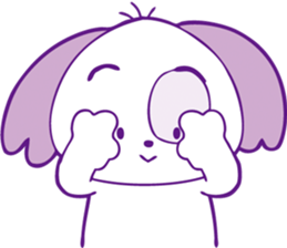 Hanging ear "Pockie" sticker #7709082