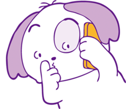 Hanging ear "Pockie" sticker #7709097