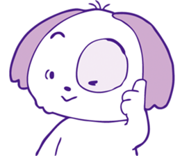 Hanging ear "Pockie" sticker #7709101
