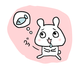 white bear yukichan sticker #7709317