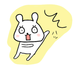 white bear yukichan sticker #7709340