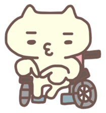 Wheelchair friends 3 sticker #7709609