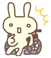 Wheelchair friends 3 sticker #7709616