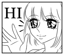 Shining Shoujo manga(comic)2 sticker #7709868