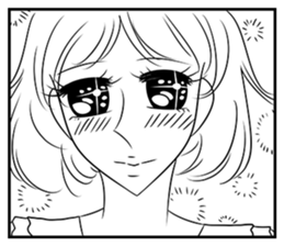 Shining Shoujo manga(comic)2 sticker #7709873