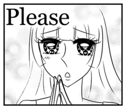 Shining Shoujo manga(comic)2 sticker #7709877