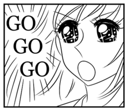 Shining Shoujo manga(comic)2 sticker #7709881