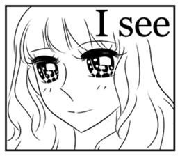 Shining Shoujo manga(comic)2 sticker #7709883