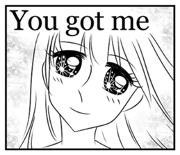 Shining Shoujo manga(comic)2 sticker #7709886