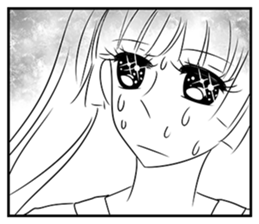 Shining Shoujo manga(comic)2 sticker #7709888