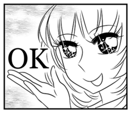 Shining Shoujo manga(comic)2 sticker #7709897