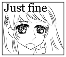 Shining Shoujo manga(comic)2 sticker #7709899