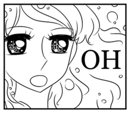 Shining Shoujo manga(comic)2 sticker #7709901