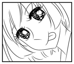 Shining Shoujo manga(comic)2 sticker #7709902