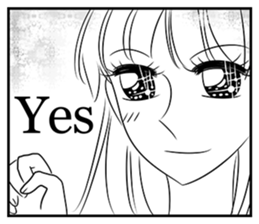 Shining Shoujo manga(comic)2 sticker #7709903