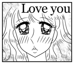 Shining Shoujo manga(comic)2 sticker #7709906