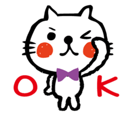 whiteCat & BlackCat Happy Daily Sticker sticker #7710150