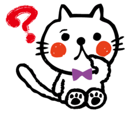 whiteCat & BlackCat Happy Daily Sticker sticker #7710151