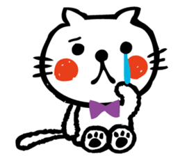 whiteCat & BlackCat Happy Daily Sticker sticker #7710152