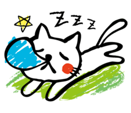whiteCat & BlackCat Happy Daily Sticker sticker #7710157