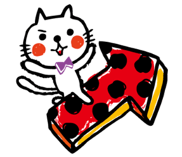 whiteCat & BlackCat Happy Daily Sticker sticker #7710158