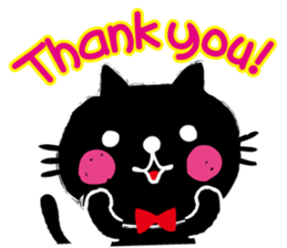 whiteCat & BlackCat Happy Daily Sticker sticker #7710166