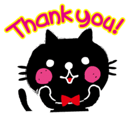 whiteCat & BlackCat Happy Daily Sticker sticker #7710166