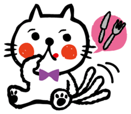 whiteCat & BlackCat Happy Daily Sticker sticker #7710169