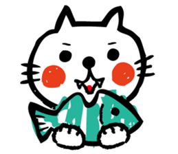 whiteCat & BlackCat Happy Daily Sticker sticker #7710170