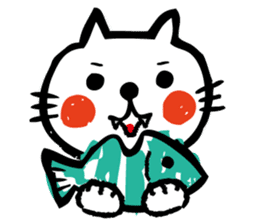 whiteCat & BlackCat Happy Daily Sticker sticker #7710170