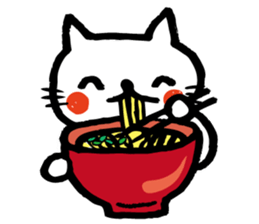 whiteCat & BlackCat Happy Daily Sticker sticker #7710173