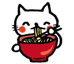 whiteCat & BlackCat Happy Daily Sticker sticker #7710173