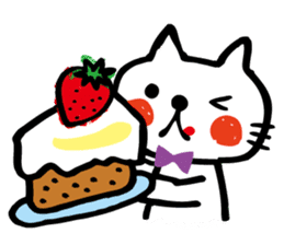 whiteCat & BlackCat Happy Daily Sticker sticker #7710174