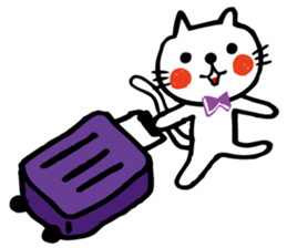 whiteCat & BlackCat Happy Daily Sticker sticker #7710177