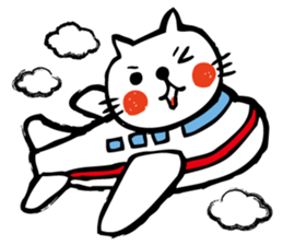 whiteCat & BlackCat Happy Daily Sticker sticker #7710180