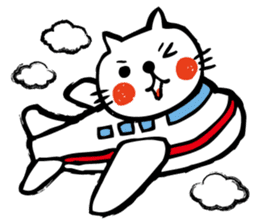 whiteCat & BlackCat Happy Daily Sticker sticker #7710180