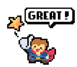 Pixel Me (English) sticker #7710429